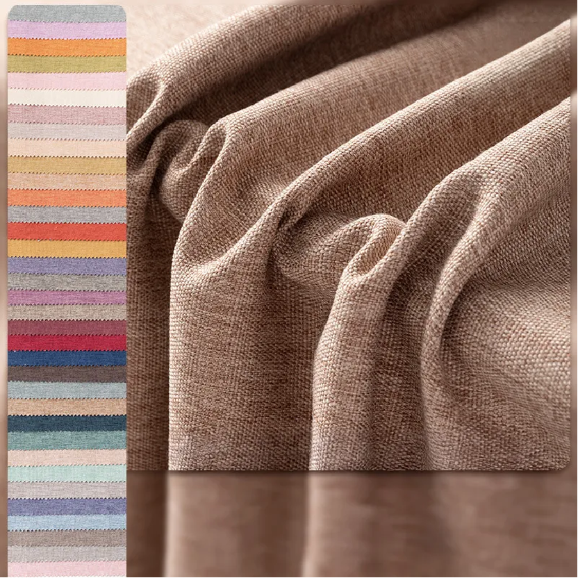 Tkanina za zavese iz umetnega lanu Številne prednosti